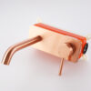 Inbouwkraan mat rose goud