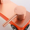 Inbouwkraan mat rose goud