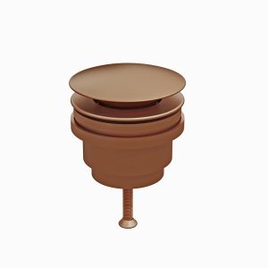 Clickwaste afvoerplug copper 5/4 zonder overloop
