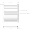 Designradiator Sofia 70x60 glans wit