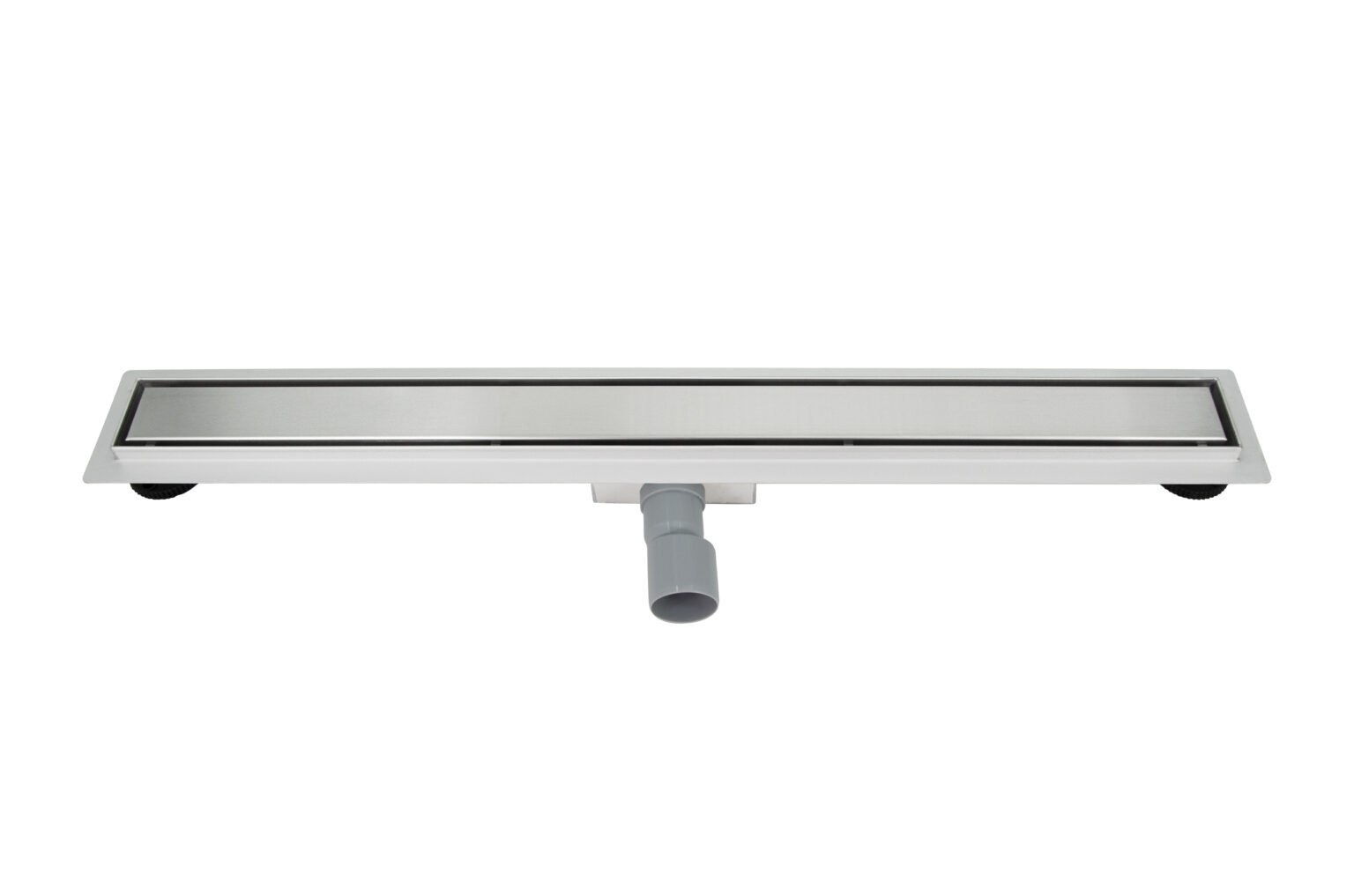 RVS Douchegoot compleet met flens 80x7x6,7cm gesloten rooster