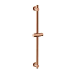 Douche glijstang opbouw 66cm copper met wateraansluiting 1/2"