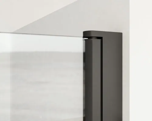 Douchedeur 80x195 Tim mat zwart