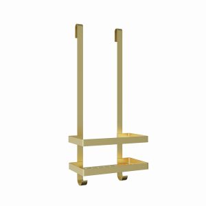 Doucherek en shampoohouder 52cm mat goud