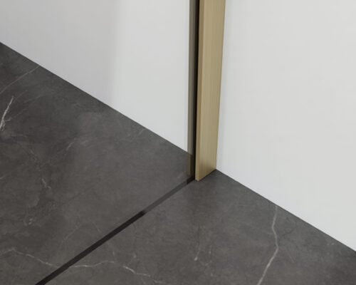 Inloopdouche Silvio 30x200 mat goud