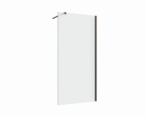 Inloopdouche Silvio 30x200 mat zwart