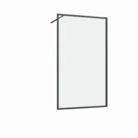 Inloopdouche Enzo 70x200 mat zwart