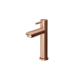 Fonteinkraan copper één-greeps bediening inclusief aansluitslangen