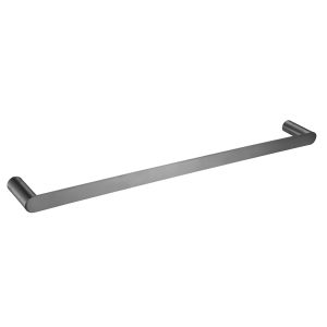 Handdoekbeugel gun metal Ovaal