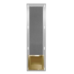Inbouw reserve toiletrolhouder mat goud zonder klep