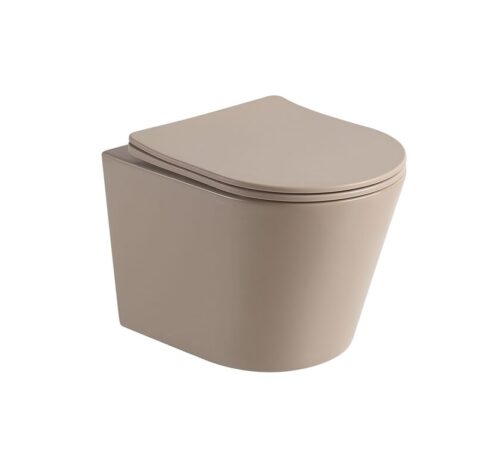 Hangend toilet Julio mat beige