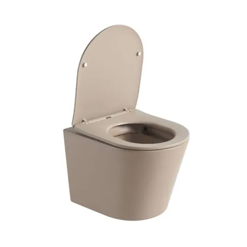 Hangend toilet Julio mat beige