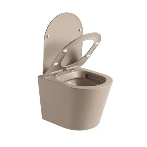 Hangend toilet Julio mat beige