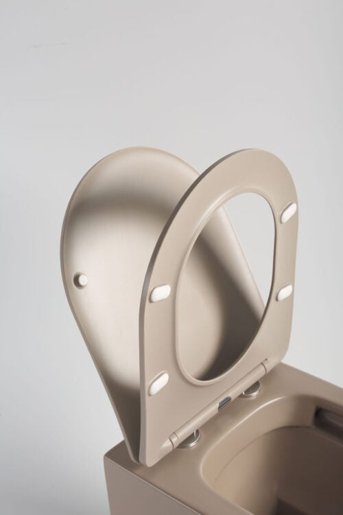 Hangend toilet Julio mat beige