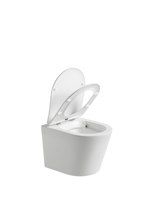 Hangend toilet Julio mat wit