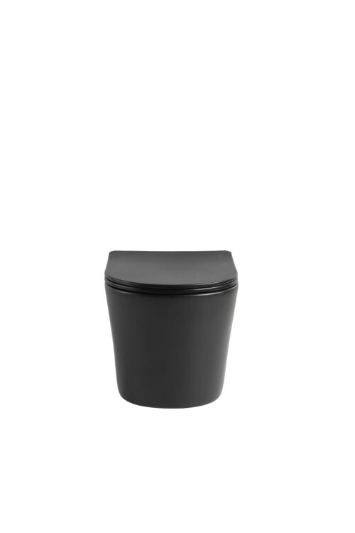 Hangend toilet Julio mat zwart