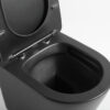 Hangend toilet Julio mat zwart