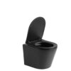 Hangend toilet Julio mat zwart