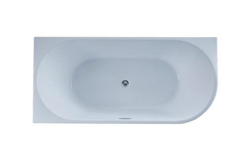 Hoekbad Luciano glans wit