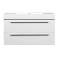 Badkamermeubel mika 100cm hoogglans wit