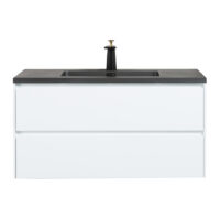 badkamermeubel nero 100cm hoogglans wit