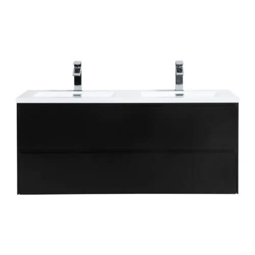 badkamermeubel nero 120cm mat zwart