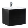 Badkamermeubel nero 60cm mat zwart