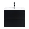 Badkamermeubel nero 60cm mat zwart