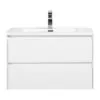 wastafelmeubel 80cm mat wit