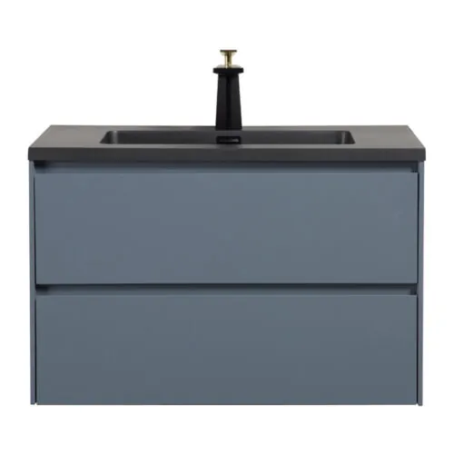 wastafelmeubel 80cm mat grijs