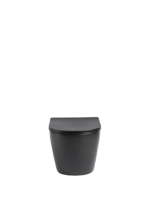 Hangend toilet Pietro mat zwart