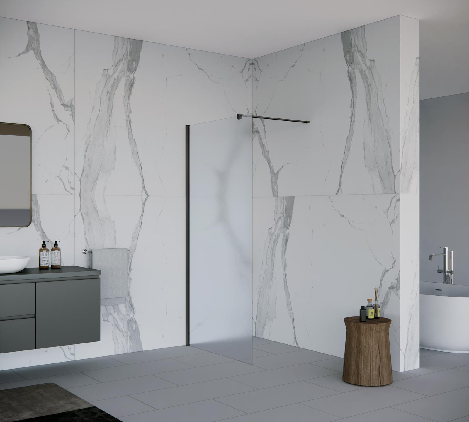 Douchewand zonder profiel bestellen? Voordeligdesignsanitair.nl