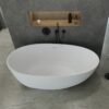 Solid Surface vrijstaand bad Davide mat wit