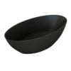 Solid Surface vrijstaand bad Lorello mat zwart