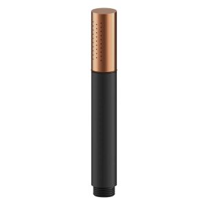 Staafhanddouche 1 stand mat zwart Pvc Copper