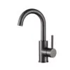 Wastafelkraan gun metal