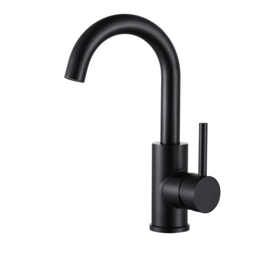 Wastafelkraan mat zwart