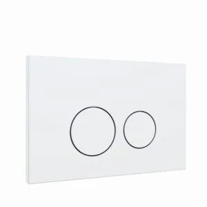 Bedieningspaneel Flat mat wit