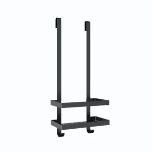 Doucherek en shampoohouder 52cm gun metal