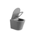 Hangend toilet Julio mat grijs