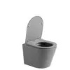 Hangend toilet Julio mat grijs