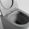 Hangend toilet Julio mat grijs