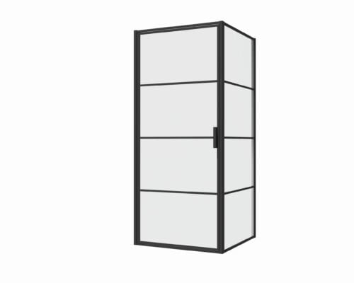 Douchecabine Rafaella 100x100x200 mat zwart