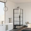 Douchecabine Rafaella 100x100x200 mat zwart