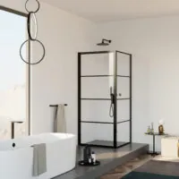 Douchecabine Rafaella 100x100x200 mat zwart
