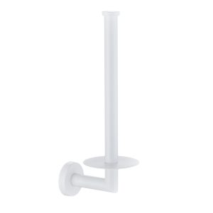 Dubbele reserve rolhouder mat wit rond