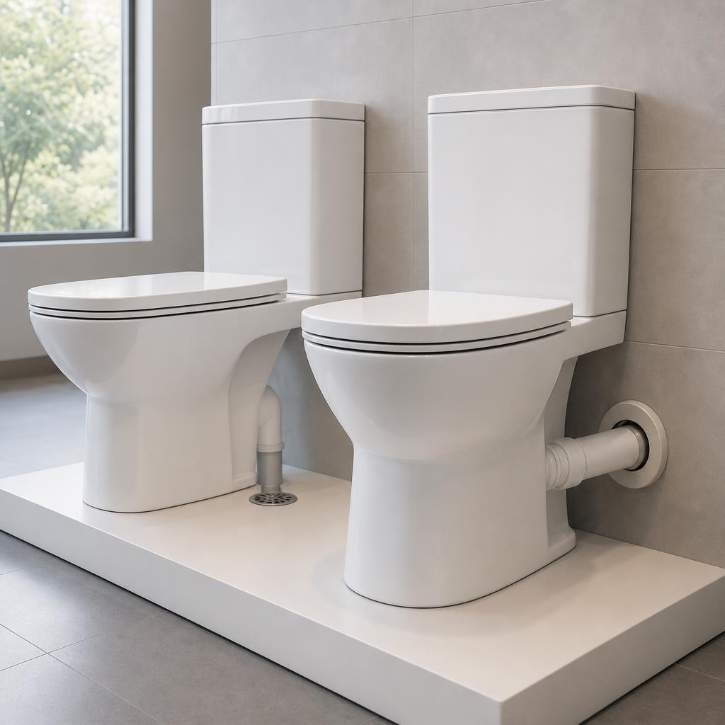 Toilet afvoer AO of HO