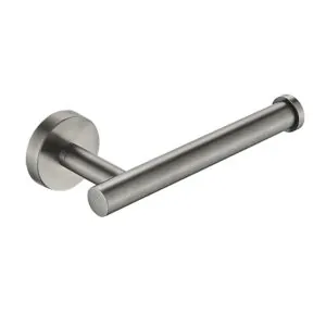 Wc-rolhouder gun metal rond zonder klep