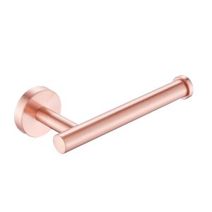 Wc-rolhouder rosé goud rond zonder klep